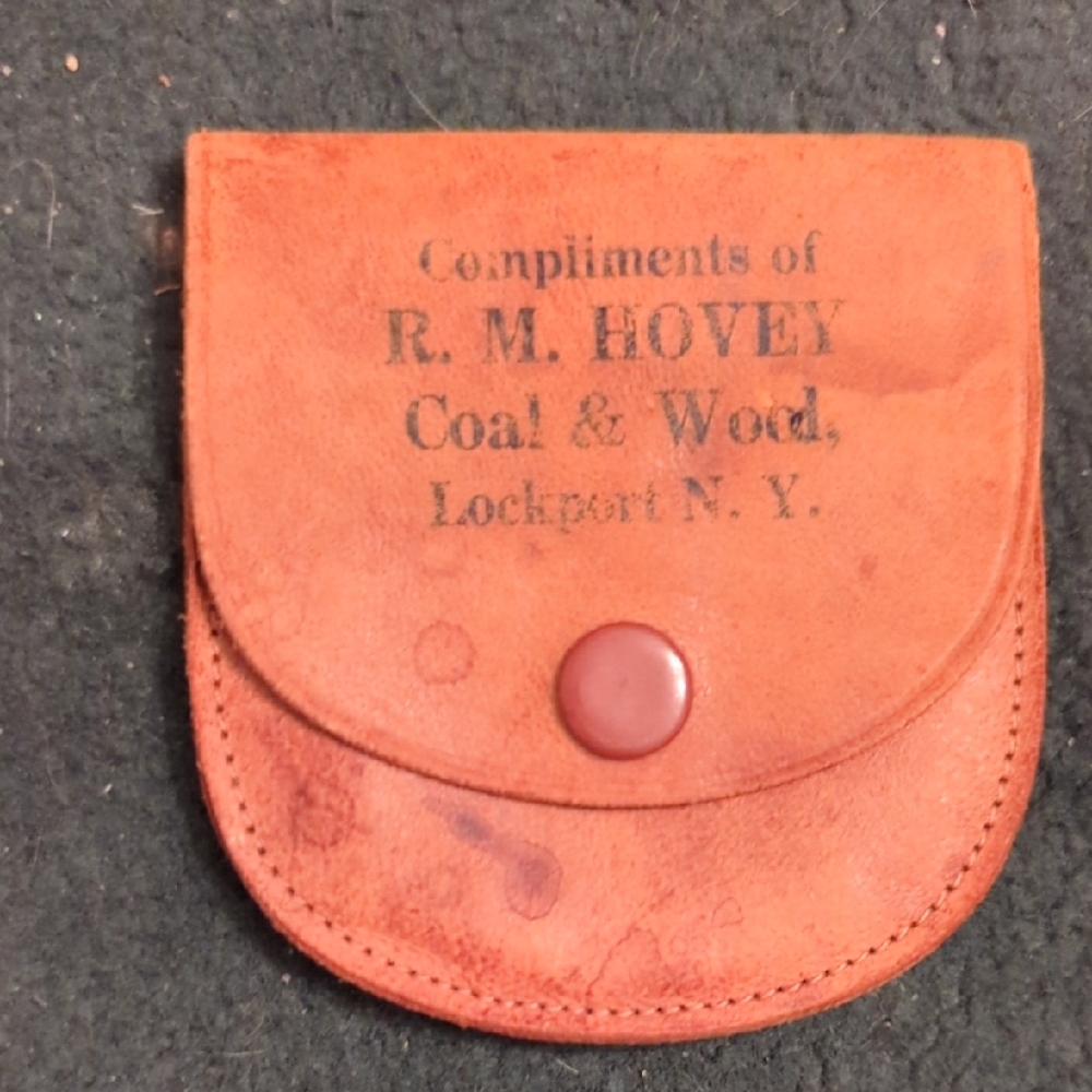 Vintage Leather Coin Pouch